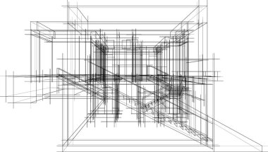 soyut mimari duvar kağıdı, dijital arkaplan