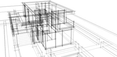 soyut mimari duvar kağıdı, dijital arkaplan