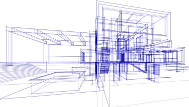 soyut mimari duvar kağıdı, dijital arkaplan