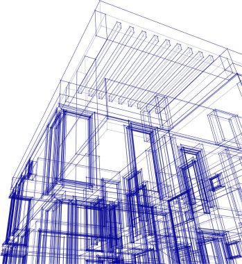 soyut mimari duvar kağıdı, dijital arkaplan