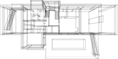 soyut mimari duvar kağıdı, dijital arkaplan