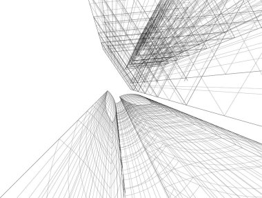 soyut mimari duvar kağıdı, dijital arkaplan