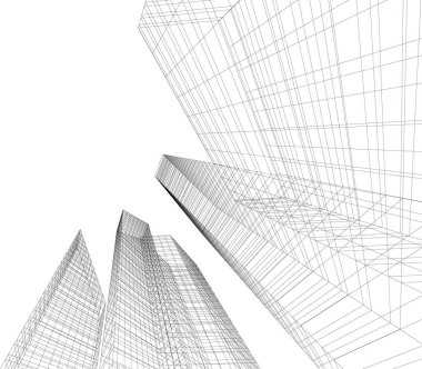 soyut mimari duvar kağıdı, dijital arkaplan