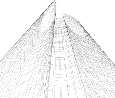 soyut mimari duvar kağıdı, dijital arkaplan