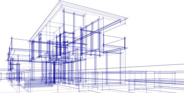 soyut mimari duvar kağıdı, dijital arkaplan