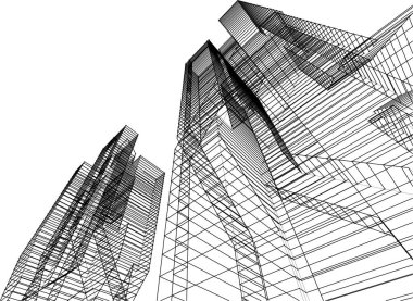 soyut mimari duvar kağıdı, dijital arkaplan