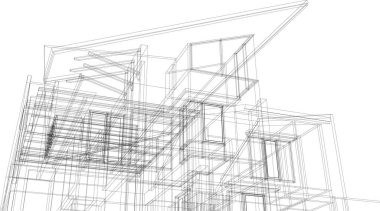 soyut mimari duvar kağıdı, dijital arkaplan