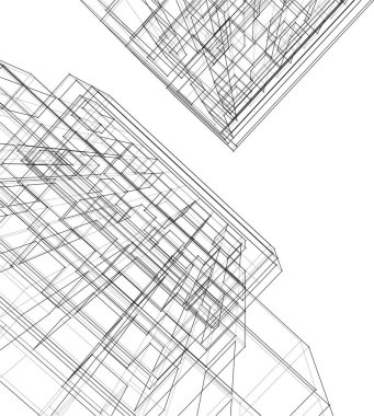 soyut mimari duvar kağıdı, dijital arkaplan