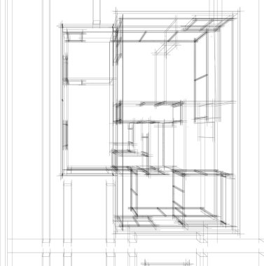 soyut mimari duvar kağıdı, dijital arkaplan