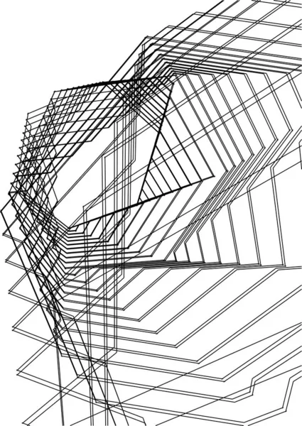 Lined Grid Wallpaper Digital Background — Stock Vector