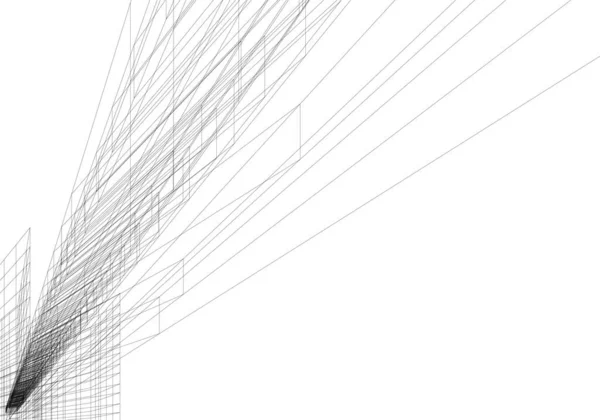 Abstrakcyjna Tapeta Architektoniczna Tło Cyfrowe — Wektor stockowy