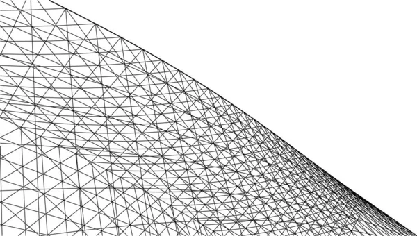 Abstrakcyjna Tapeta Architektoniczna Tło Cyfrowe — Wektor stockowy