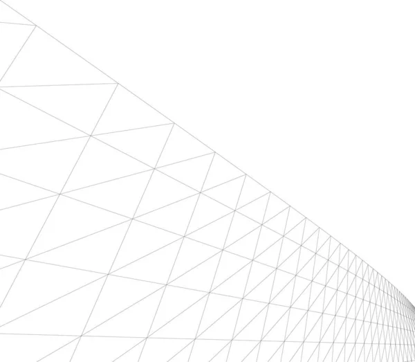 Abstract Architectonisch Behang Concept Digitale Achtergrond — Stockvector