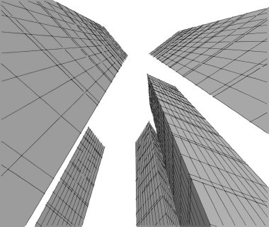 soyut mimari duvar kağıdı, dijital arkaplan