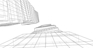 soyut mimari duvar kağıdı, dijital arkaplan