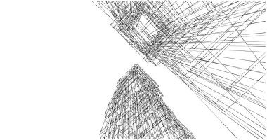 minimal geometrik şekiller, mimari çizgiler