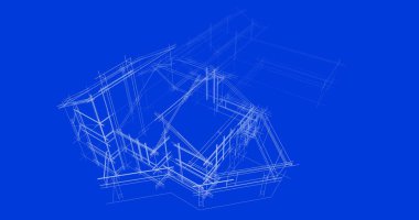 soyut mimari duvar kağıdı, dijital arkaplan