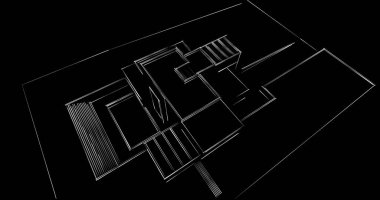 soyut mimari duvar kağıdı, dijital arkaplan