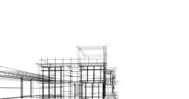 soyut mimari duvar kağıdı, dijital arkaplan