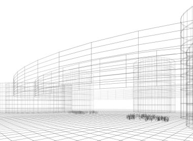 soyut mimari duvar kağıdı, dijital arkaplan