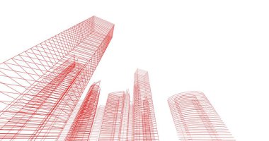 soyut mimari duvar kağıdı, dijital arkaplan