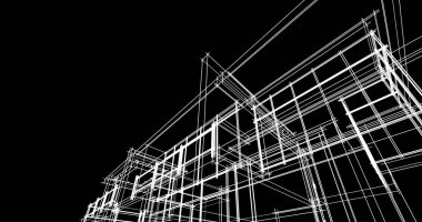 Geometrik mimari binalar tasarımı