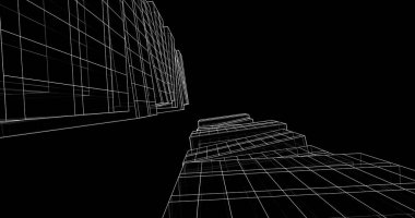 soyut mimari duvar kağıdı, dijital arkaplan