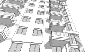 soyut mimari duvar kağıdı, dijital arkaplan