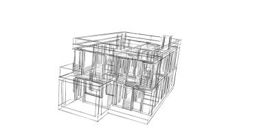 soyut mimari duvar kağıdı, dijital arkaplan