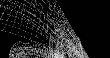 soyut mimari duvar kağıdı, dijital arkaplan