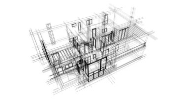 soyut mimari duvar kağıdı, dijital arkaplan