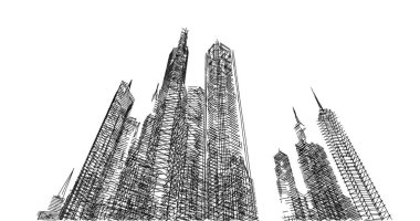 soyut mimari duvar kağıdı, dijital arkaplan