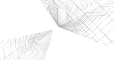 soyut mimari duvar kağıdı, dijital arkaplan