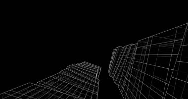 soyut mimari duvar kağıdı, dijital arkaplan