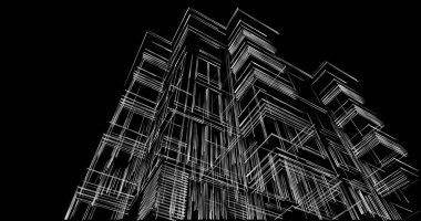 soyut mimari duvar kağıdı, dijital arkaplan