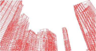 soyut mimari duvar kağıdı, dijital arkaplan