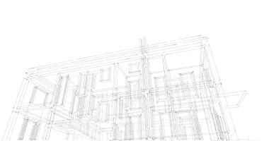 Geometrik mimari binalar tasarımı