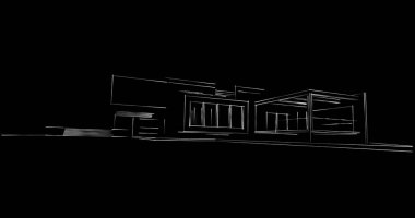 soyut mimari duvar kağıdı, dijital arkaplan