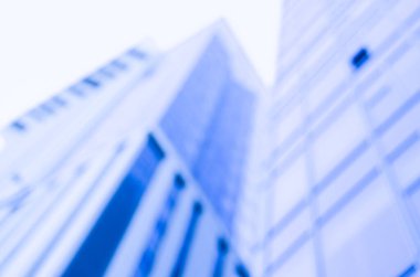 Bulanık şehir. Renkli soyut arkaplan