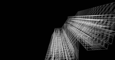 soyut mimari duvar kağıdı, dijital arkaplan