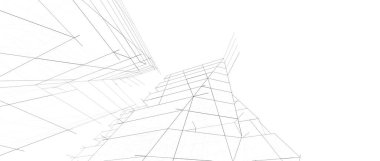 soyut mimari duvar kağıdı, dijital arkaplan