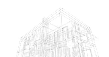 Geometrik mimari binalar tasarımı