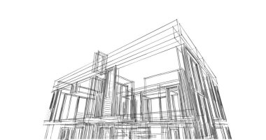 soyut mimari duvar kağıdı, dijital arkaplan