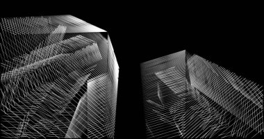 soyut mimari duvar kağıdı, dijital arkaplan