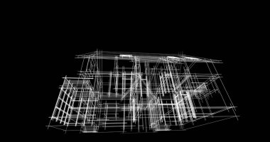 minimal geometrik şekiller, mimari çizgiler