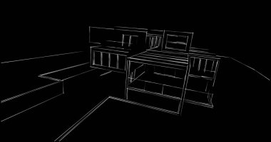 soyut mimari duvar kağıdı, dijital arkaplan