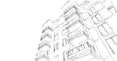 soyut mimari duvar kağıdı, dijital arkaplan