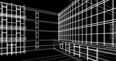 soyut mimari duvar kağıdı, dijital arkaplan