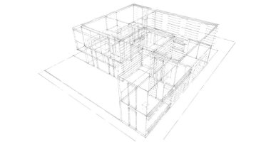 soyut mimari duvar kağıdı, dijital arkaplan