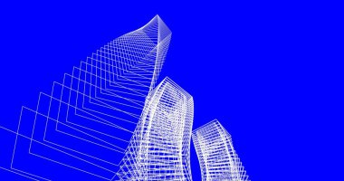 soyut mimari duvar kağıdı, dijital arkaplan